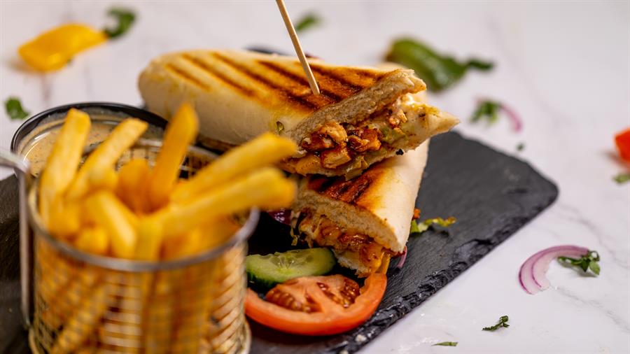 Chicken and Cheese Panini