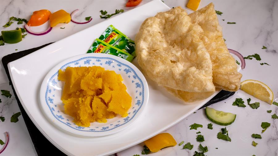 Halwa Portion with 2 Puris